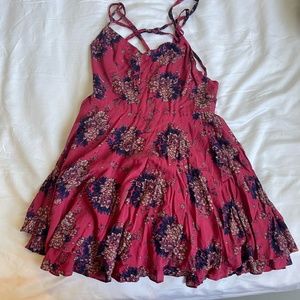 Kimchi Blue Pink Floral Dress